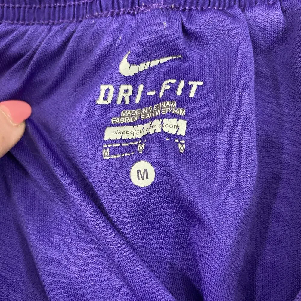 Nike Running Shorts Womens Medium Purple Dri Fit‎ Activewear Lined
